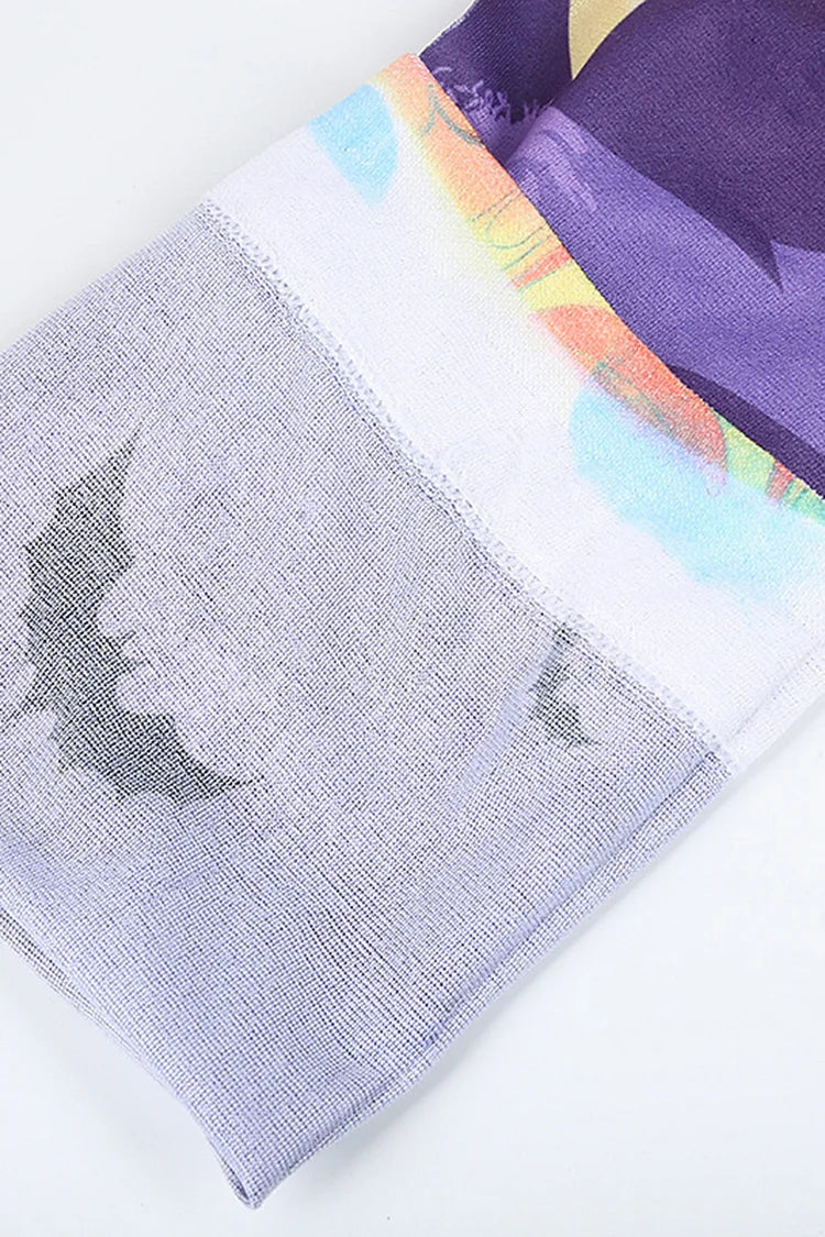 Meias Lindas de Halloween com Estampa de Abóbora, Morcego, Aranha e Joelho Sobre o Mal