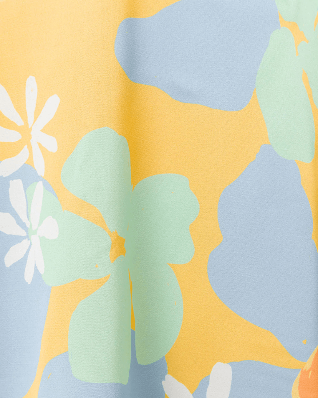 Mini-robe à imprimé tropical