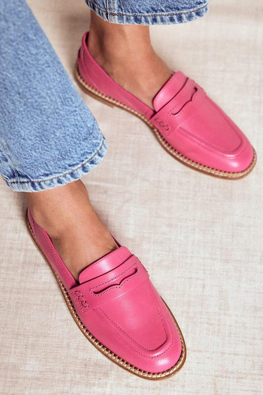 Patchwork Einfarbige Runde Zehen Freizeit Rosa Slipper [Vorbestellung]