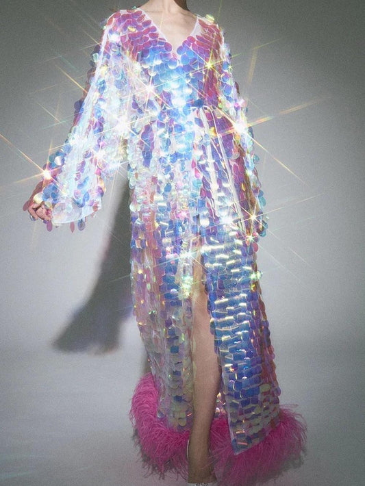 Mermaid Sequins Girlfriend Robe