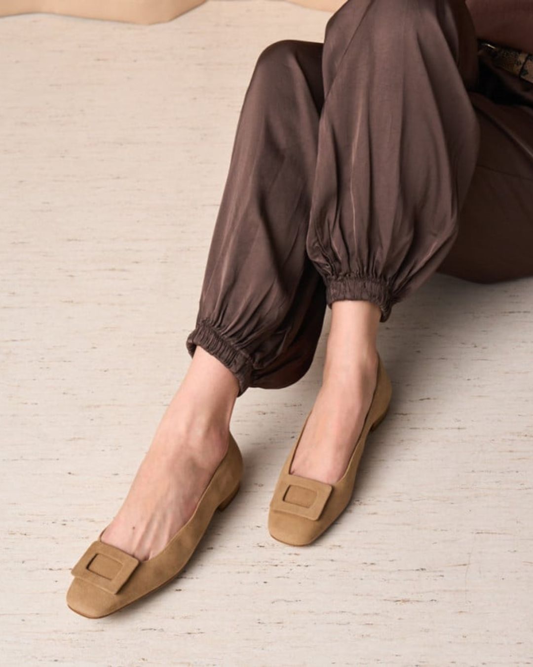 Ballerine con punta quadrata semplice [Pre-ordine] 