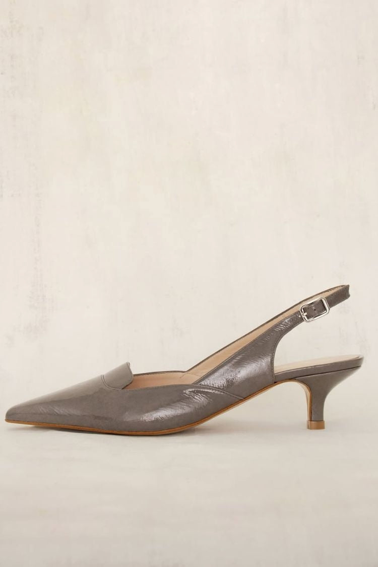 Eleganti e versatili sandali con tacco a spillo e cinturino posteriore in tinta unita [Pre-ordine] 