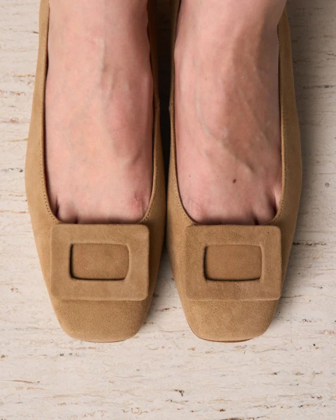 Ballerine con punta quadrata semplice [Pre-ordine] 