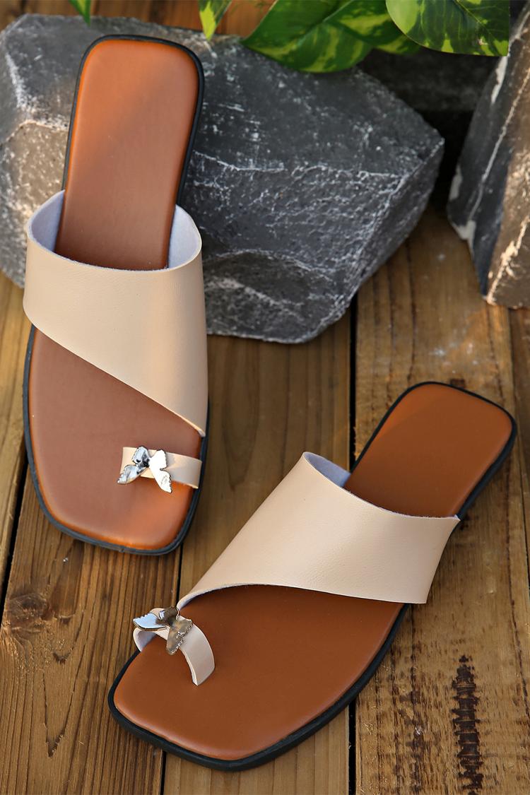 Metalowy motyl dekoracyjny jednokolorowy pierścionek na palec luźne kapcie