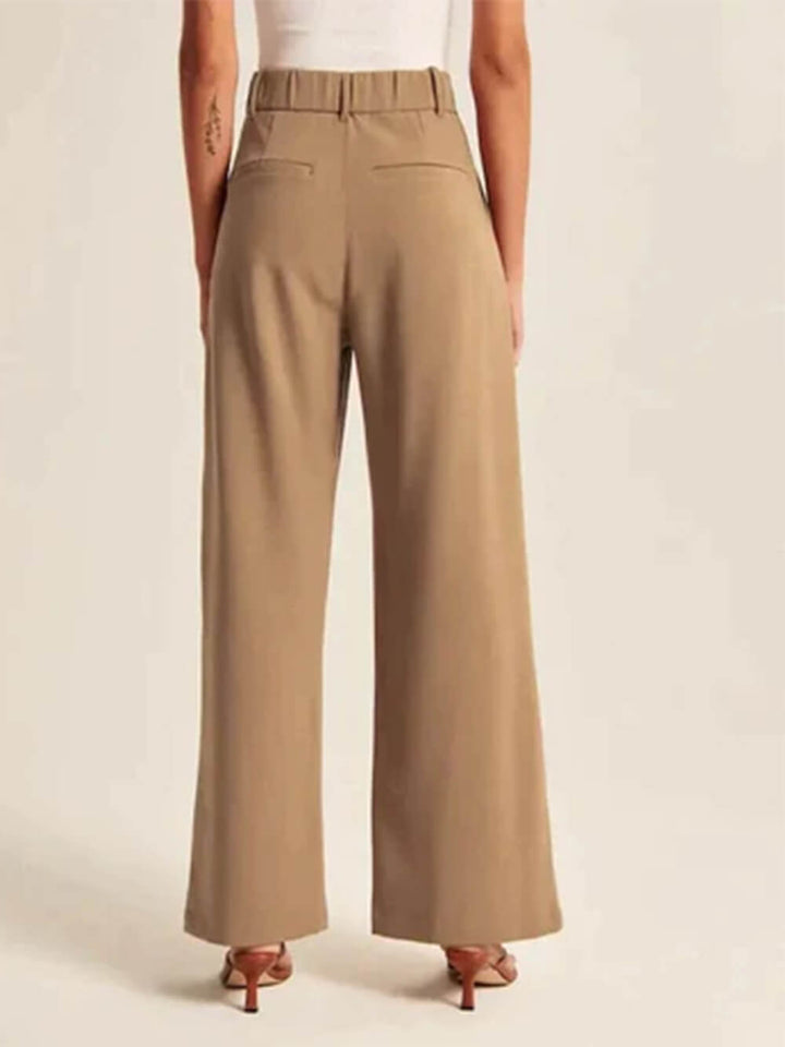 Wide Leg Tailored Pants