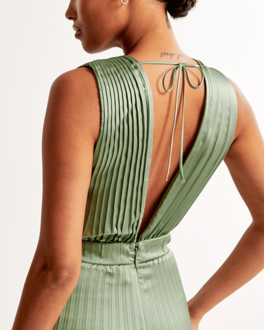 Sleeveless  Pleated Jumpsuit