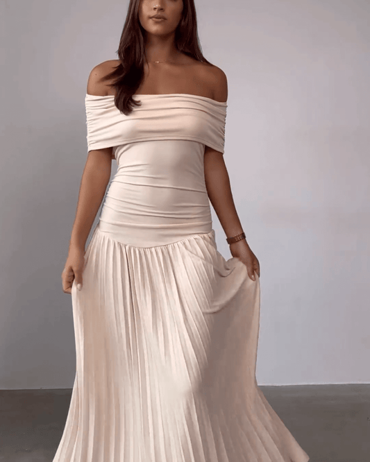 Off Shoulder Maxi Dress