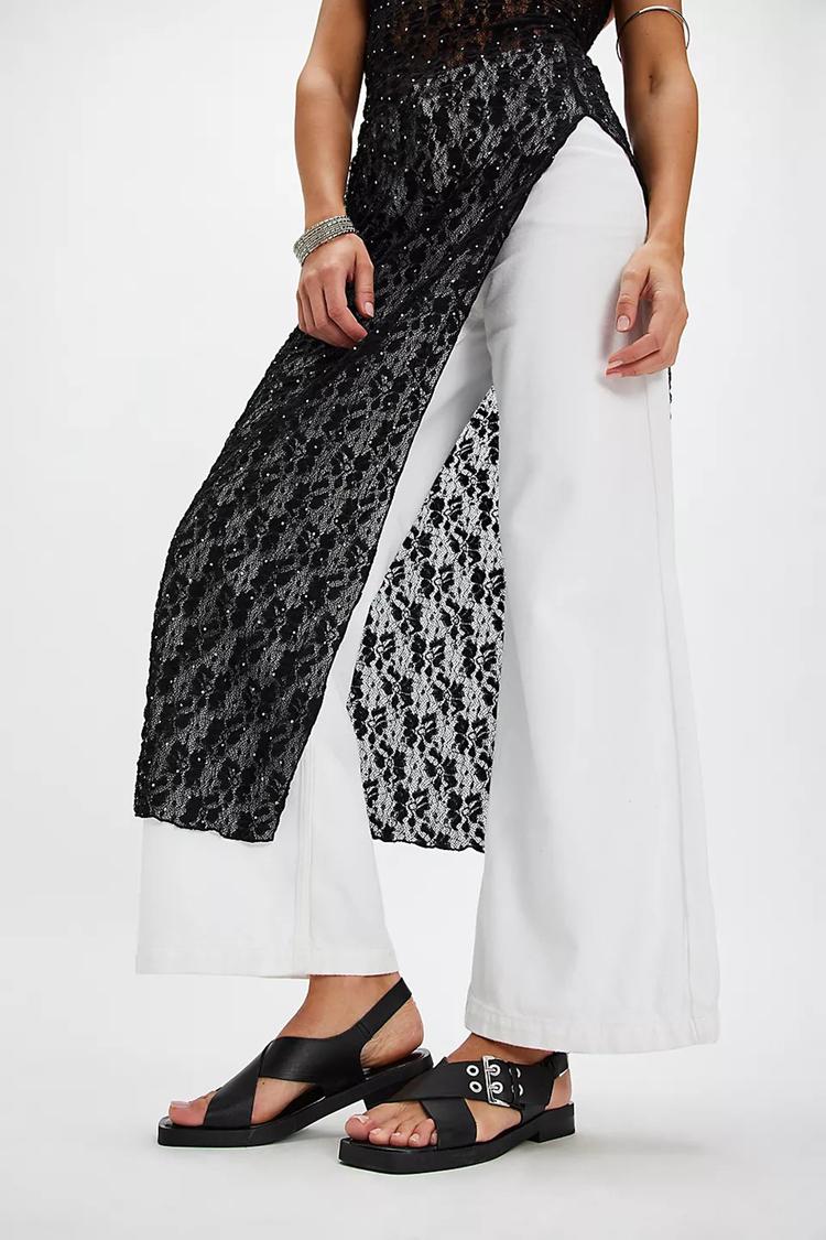 Sandali casual neri con punta quadrata, cinturino incrociato e fibbia [Pre-ordine]