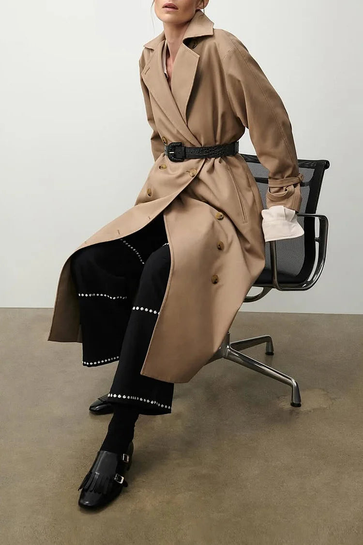 Klamry Frędzle Gładki Kolor Okrągły Nosek Czarne Mokasyny [Przedsprzedaż]