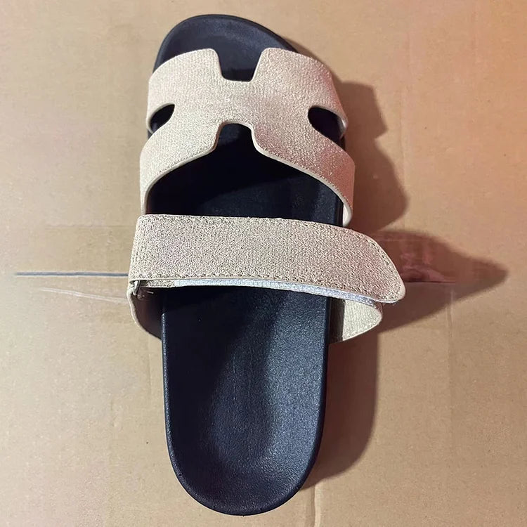 Pantofole semplici con plateau e suola morbida Stick Out Magic Cut Closure