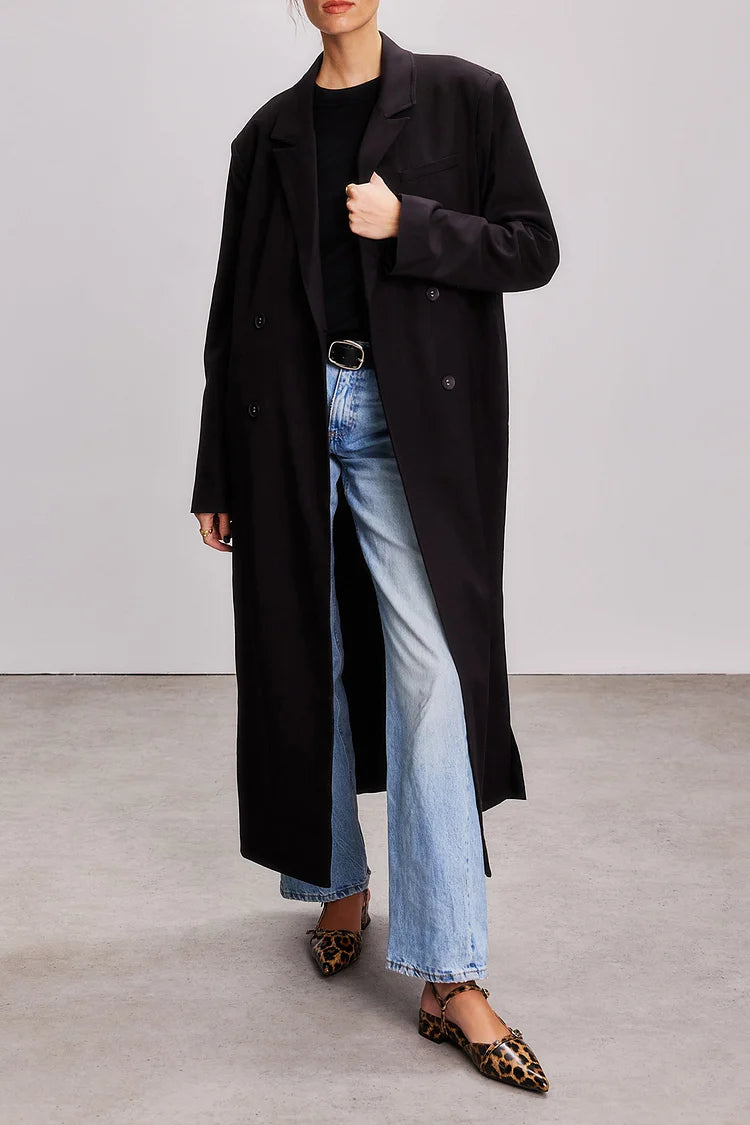 Pointed Toe Irregular Strap Buckle Leopard Print Flats [Pre Order]