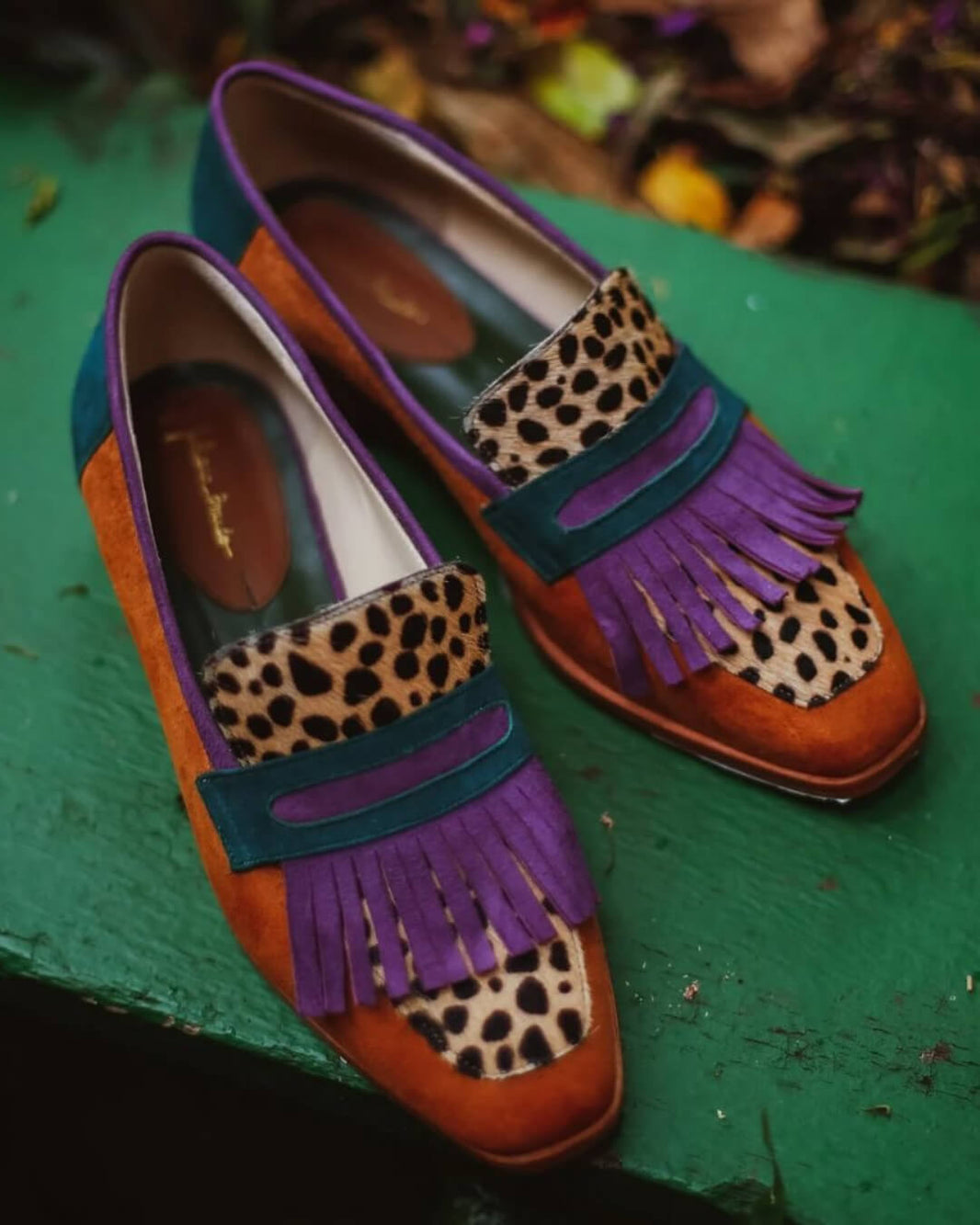 Size 36 Cloth Moccasins Stripes main image 0