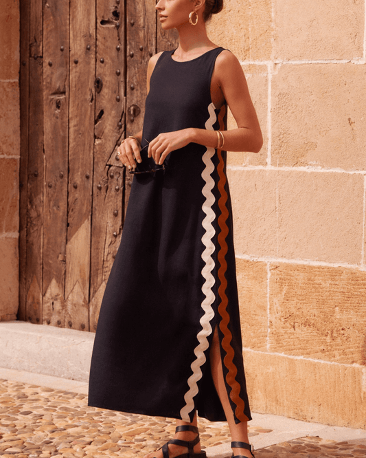 Washed Black Maxi Dress