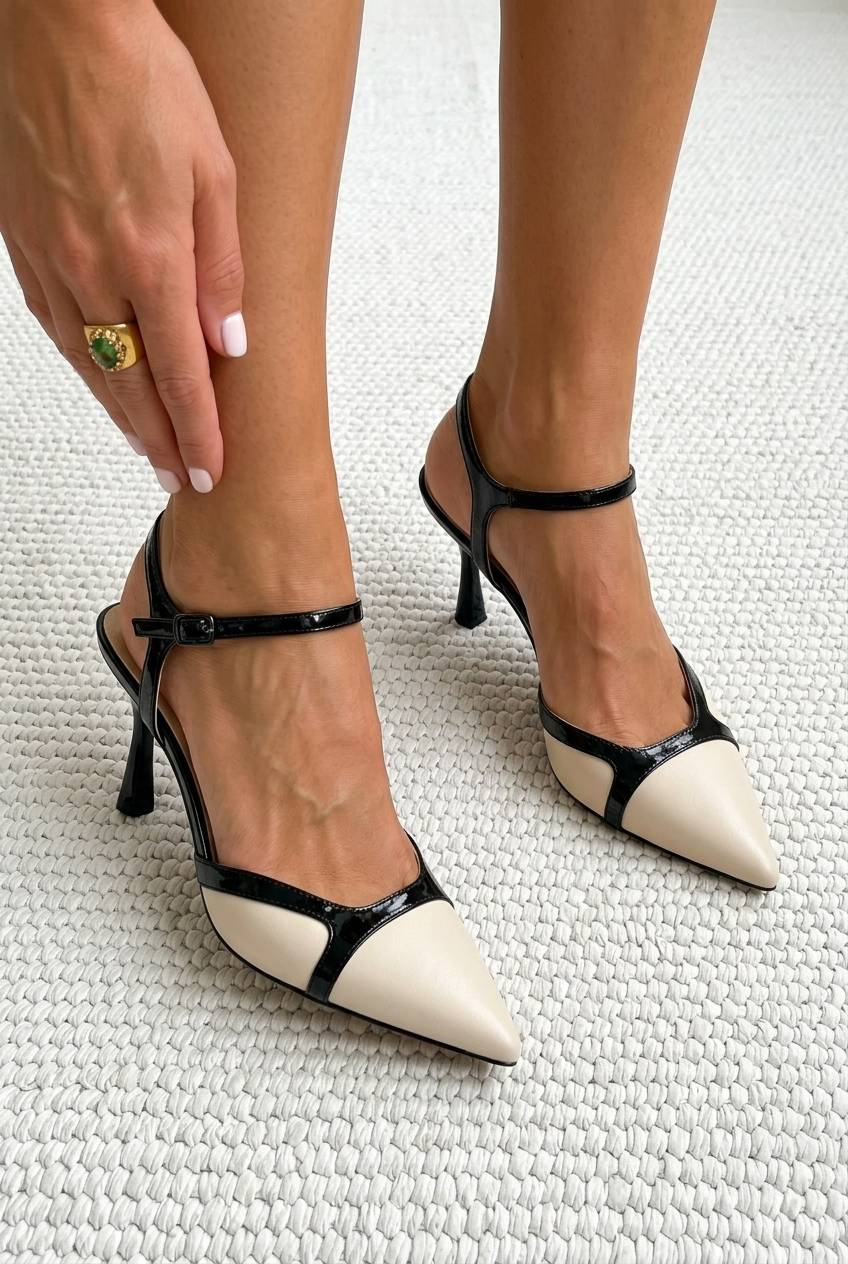 Pointed Toe Slingback Stiletto Dress Pumps [Pre Order]