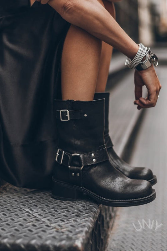 Botas de Combate com Fivela e Correia para Tornozelo [Pré-Encomenda]