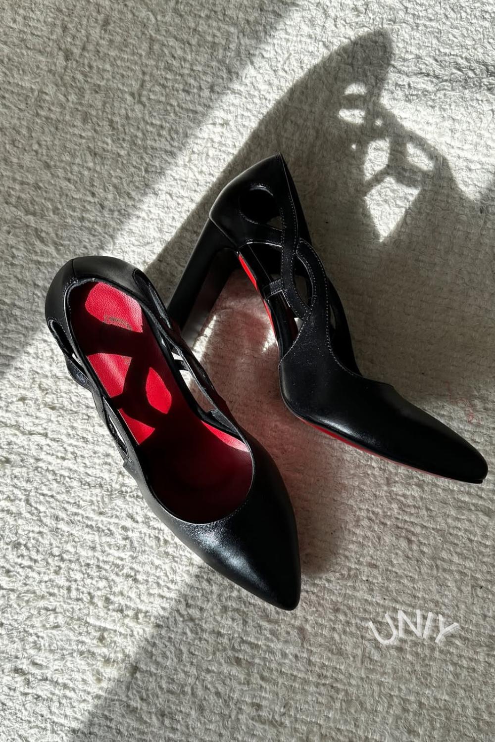 Slingback Pumps mit spitzer Spitze und Blockabsatz [Vorbestellung]