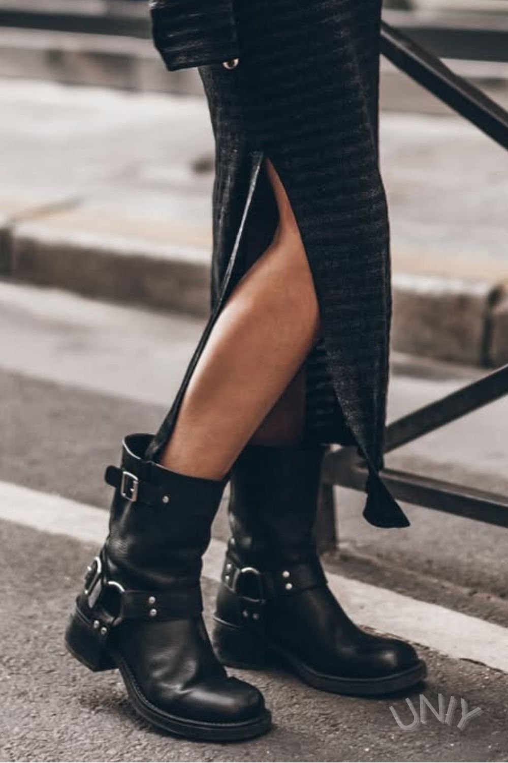 Stivaletti da combattimento con cinturino e fibbia [Pre-ordine]