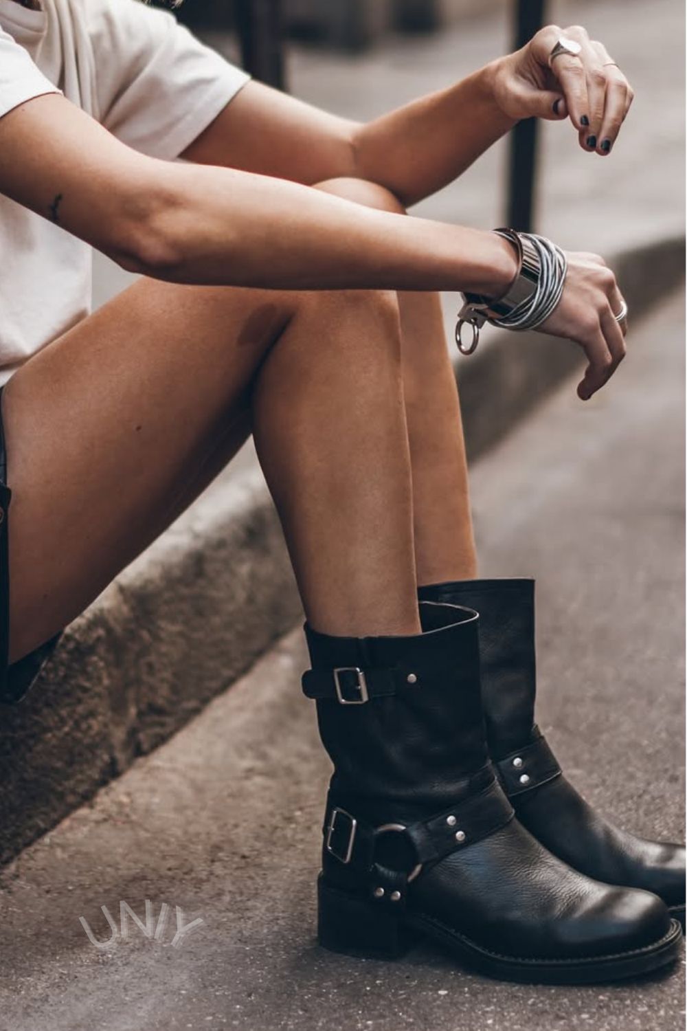 Stivaletti da combattimento con cinturino e fibbia [Pre-ordine]