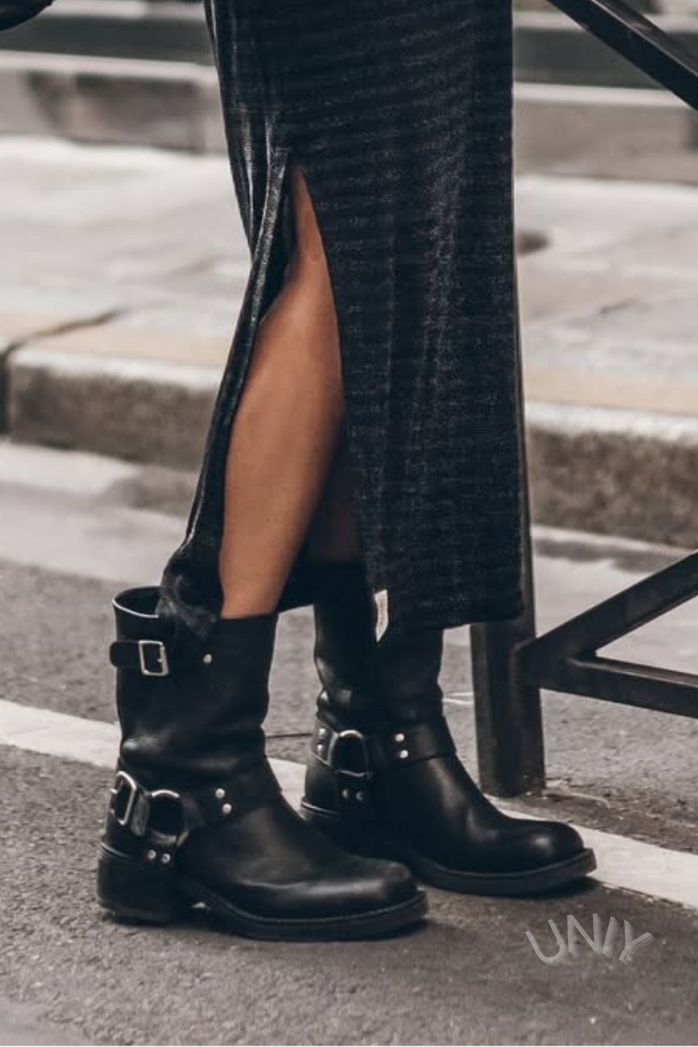 Stivaletti da combattimento con cinturino e fibbia [Pre-ordine]