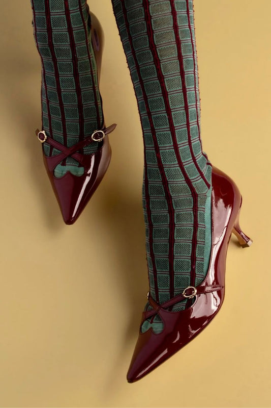 Eleganti décolleté Mary Jane in vernice con punta a punta [Pre-ordine]