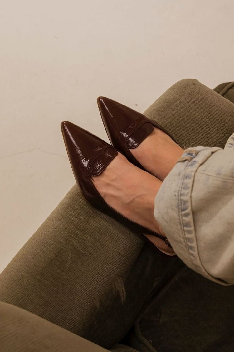 Eleganti e versatili sandali con tacco a spillo e cinturino posteriore in tinta unita [Pre-ordine] 