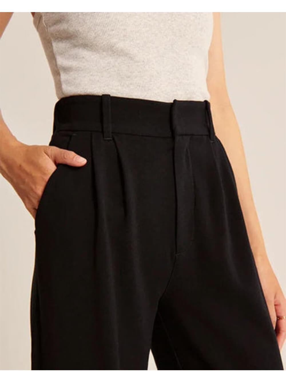 Wide Leg Tailored Pants