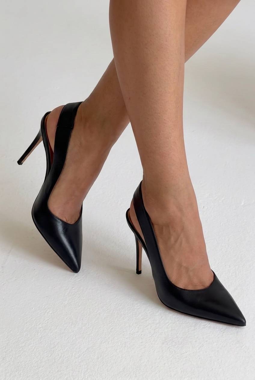 Classic Pointed Toe SlingbackStiletto Heel Pumps [Pre Order]