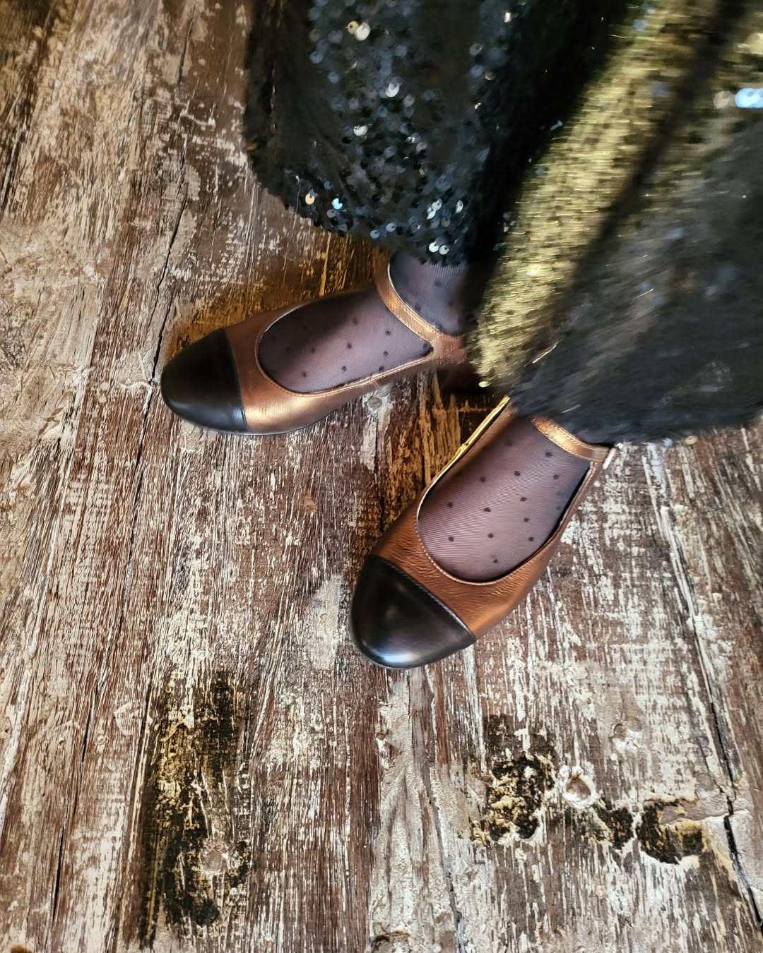 Colorblock Mary Jane Rundspitze Schwarze Kappe Absatz Pumps [Vorbestellung]